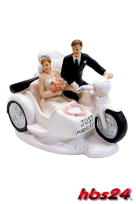 Brautpaar auf Motorrad mit Beiwagen - hbs24